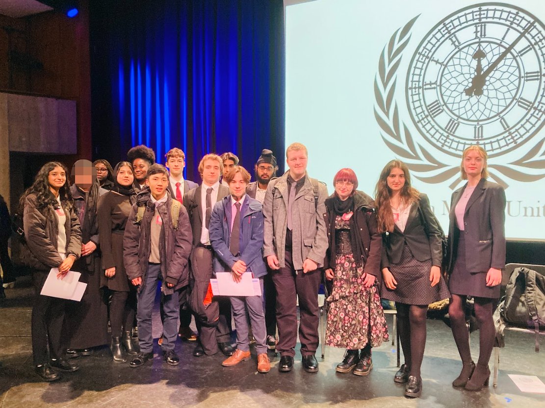 15 students from Years 11, 12 and 13 at Greenshaw High School took their place as delegates representing various countries at the West London Model United Nations Conference at the American School in London. They debated a range of pressing world problems and passed resolutions.