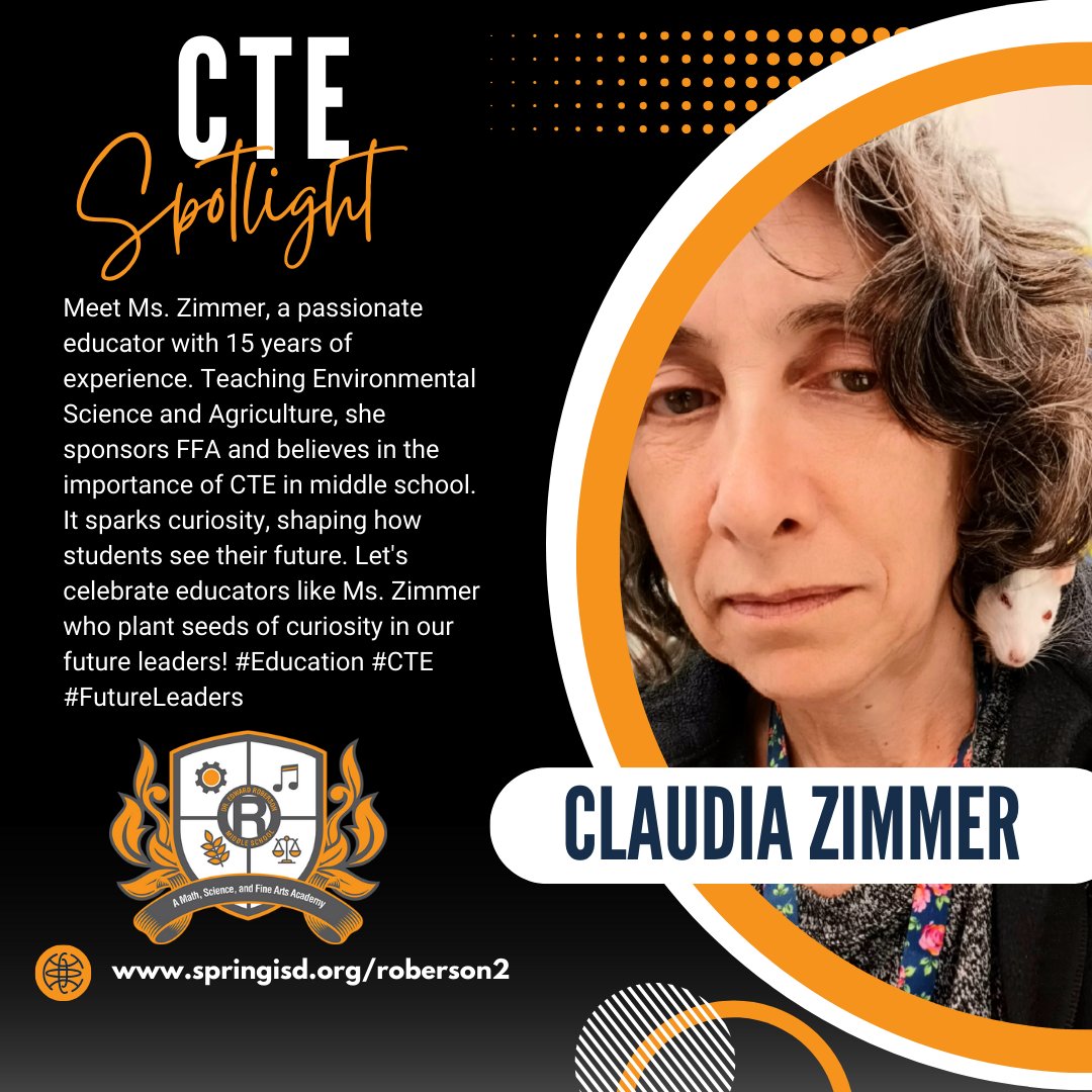 Today for CTE Awareness Month we salute Mrs. Zimmer! #Remarkable #CTEMonth #CTE