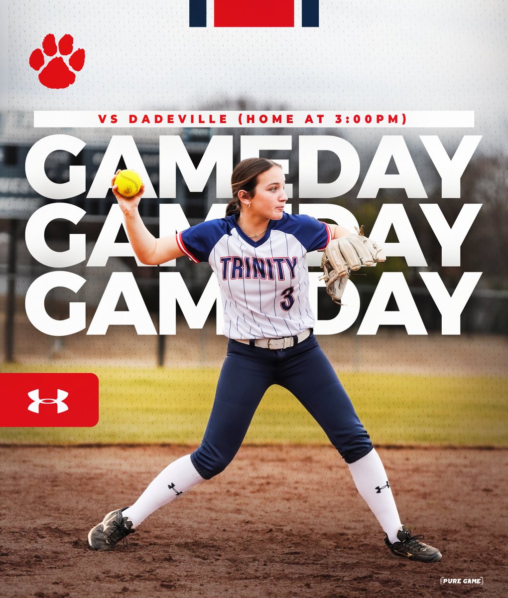 TPSAthletics1's tweet photo. It’s game day! Come cheer on the Softball team today at 3pm! #trinitysoftball 
📍Trinity vs Dadeville @ 3pm 
🎟️ https://t.co/3ISO5oC8HA 
📺 https://t.co/v0xb7LMzp8 https://t.co/hKVkaV9Eeg
