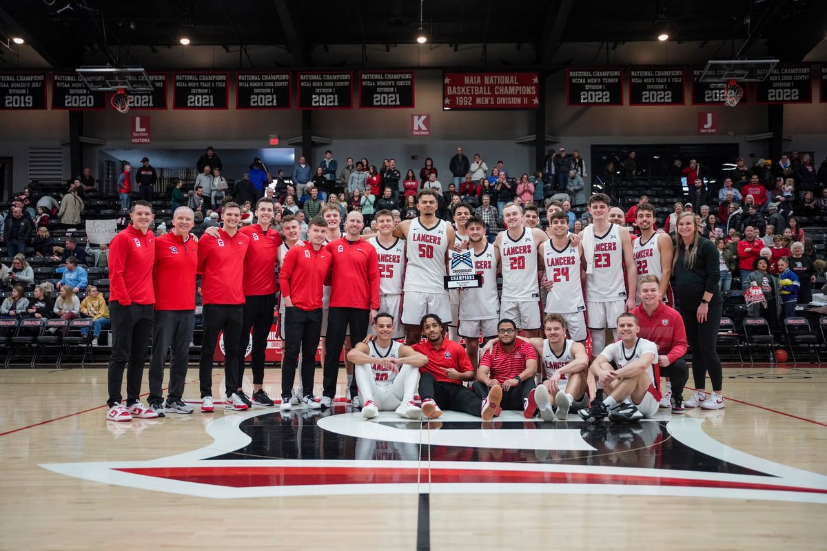 Congratulations to the 2023-2024 Crossroads League Regular Season Champions, the Grace College Lancers! They finish the regular season with an overall record of 27-1 and a conference record of 17-1. That marks the best record in Crossroads League history!