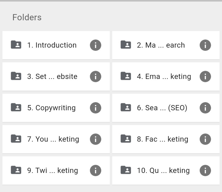 TheAIColony's tweet image. 🚨 Giveaway Alert:

We're giving out free Digital Marketing Courses 

1. lntroduction to marketing 
2. SEO 
3. CopyWriting 
4. Setup Website
5. Email Marketing
6. Quora Marketing
7. Market Research
8. Twitter Marketing
9. Youtube Marketing
10. Facebook Marketing  

To get it,…
