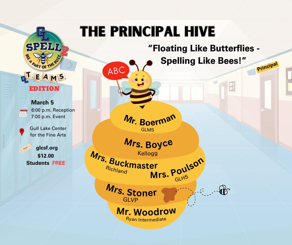GL Spell 2 Teams Edition is a family-friendly spelling bee that brings GL students, teachers, principals, &amp; community members together for a FUNdraiser. Join us March 5 at 6 pm to see which team will S.P.E.L.L. their way to the championship!
glcsf.org/events.html