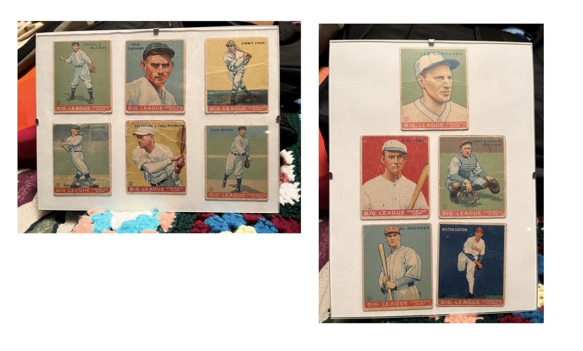 This Gretzky card news reminds me that when I was around 8 I found 13 of my uncle’s 1933 baseball cards in a trunk in Grandpa’s basement. Only have these 11 today because I put the TWO Babe Ruth cards somewhere safe. Never found them again. They’d buy me a car today.