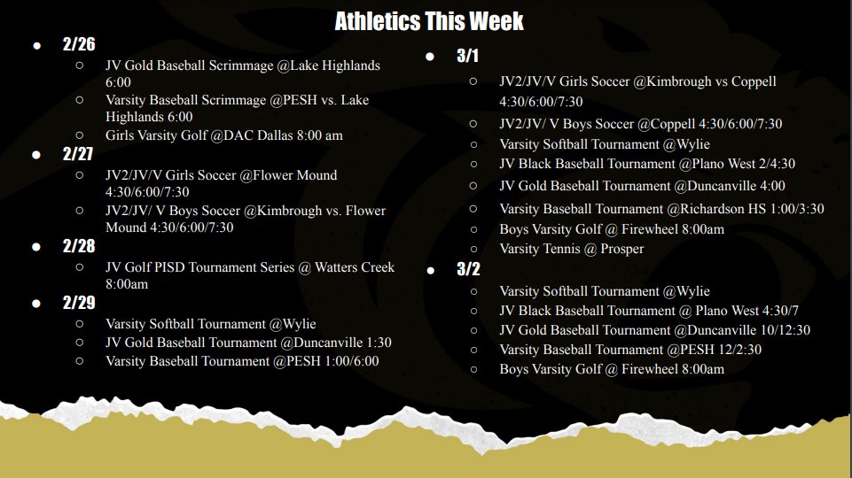 This week in sports...