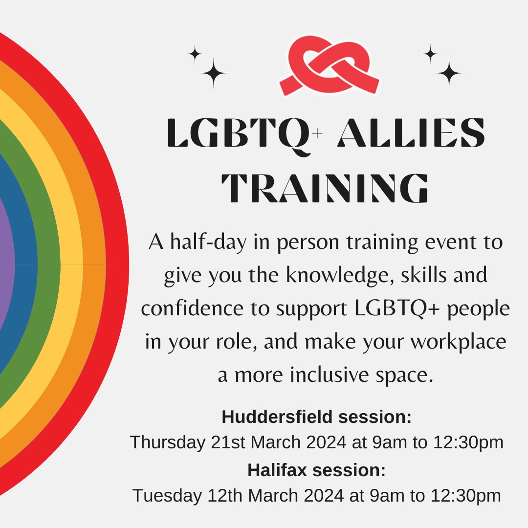 🏳️‍🌈We're hosting a half-day LGBTQ+ Allies training event for multi-agency professionals! For more info about this amazing learning opportunity, click below: thebrunswickcentre.org.uk/news/lgbtq-all…