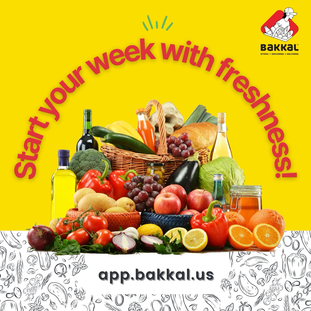 Start your week with freshness! 🍅🥒 Explore Bakkal for the finest selection of fruits and veggies. Order now and elevate your meals! #FreshStart #BakkalDelights #HealthyEating #FreshProduce #MealPrep #GroceryShopping #OnlineGrocery #Convenience #FoodieFinds #NutritiousChoices