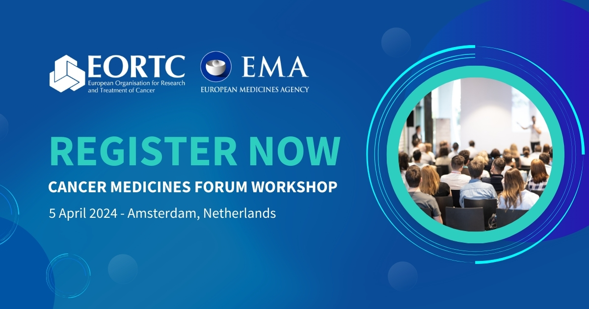 🕔Don't miss out!

Secure your spot at the #CancerMedicinesForum workshop. In-person registration remains open until 1 March 2024.

Register now: eortc.org/event/cancer-m…

@EMA_News, @EU2024BE, #CancerResearch #ClinicalTrials #Oncology