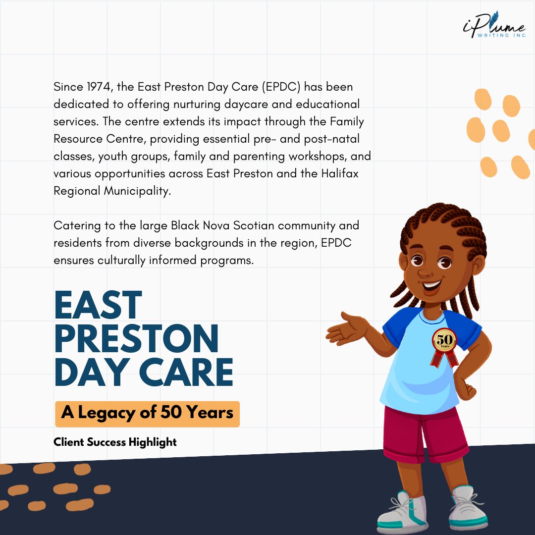 Celebrating #BlackHistoryMonth! 🌟 Kudos to East Preston Day Care &amp; Family Resource Centre—a haven for generations. Honoured to collaborate with them as they thrive in their 50th year! 🎉👏 

#EastPrestonDayCare #CommunityLove #Empowerment #Education #FutureLeaders
