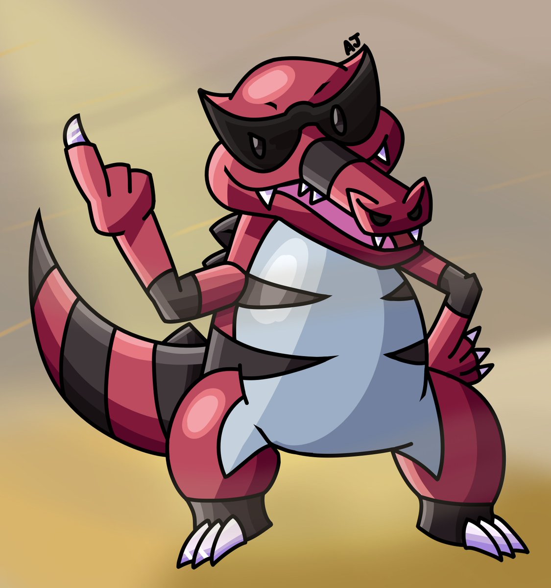 TeaworkAj's tweet image. Kool Kroc

#pokemonfanart #PokemonDay2024 #krookodile