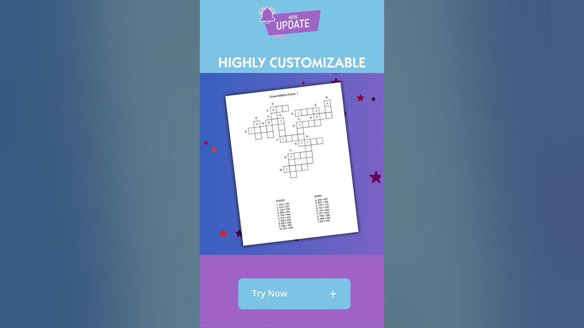 Check out our latest video!  New Feature Alert: Cross-Number Puzzles! #lowcontentbooks #aududubookcreator #abookcreator #puzzletools #puzzlebookai #puzzlecreator  i.mtr.cool/ooutktcapw