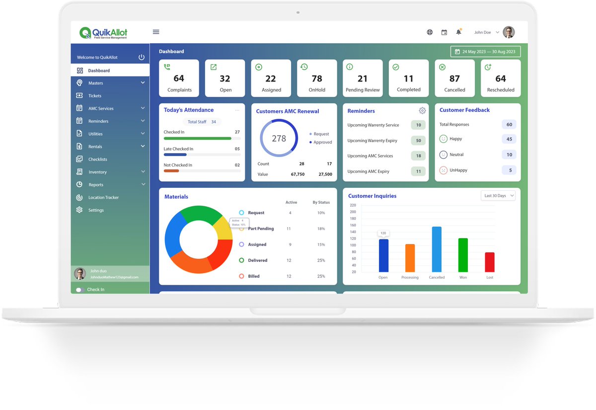 quikonesolution's tweet image. #QuikAllot is now integrated into our #QuikOne brand.

We launched our QuikOne brand with business software suite products, which are designed as a gateway to tackle and yield solutions for your modern business challenges.

Know more @ lnkd.in/gGyre6Fa

#ServiceCRMSoftware