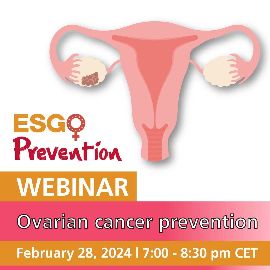Join the experts at a free webinar on ovarian cancer prevention!
📆 Feb 28, 19h CET

👉 buff.ly/3C20wqq

🔸Speakers
Ranjit Manchanda, Claudia Marchetti, Eric Leblanc
🔸Moderators:
Murat Gultekin, Maria Kyrgiou

@enygo_official