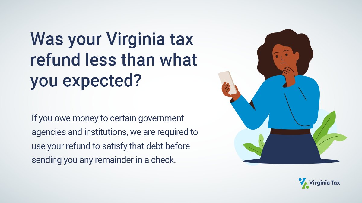 Virginia Tax on X: &ldquo;Was your Virginia tax refund less than what 
