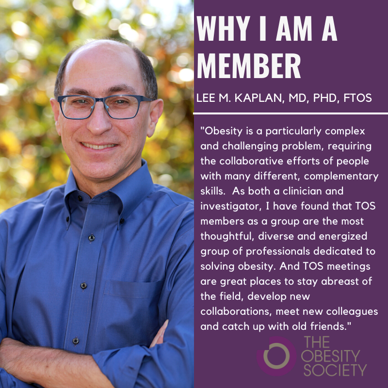 ObesitySociety's tweet photo. Why should you be a member of TOS? Read #WhyIAmAMemberMonday Lee M. Kaplan, MD, PhD, FTOS post to learn why. #TOSMembers. Join or renew your membership today! https://t.co/ivX1Bplw9b https://t.co/e2qzE3boCV