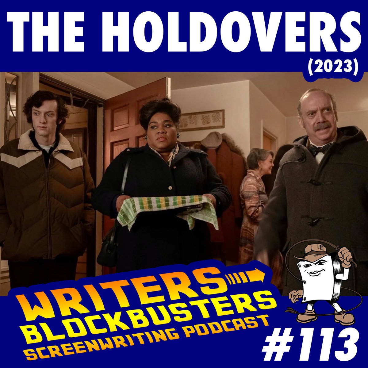 New Script Podcast. @Jamie_Nash @JimmyRGeorge & me breakdown the Oscar Nominated script to Alexander Payne's #TheHoldovers, do you think it should win? We cover exposition, comic obsessions, story beats and more! listen wherever you get your podcasts: pod.link/1650931217