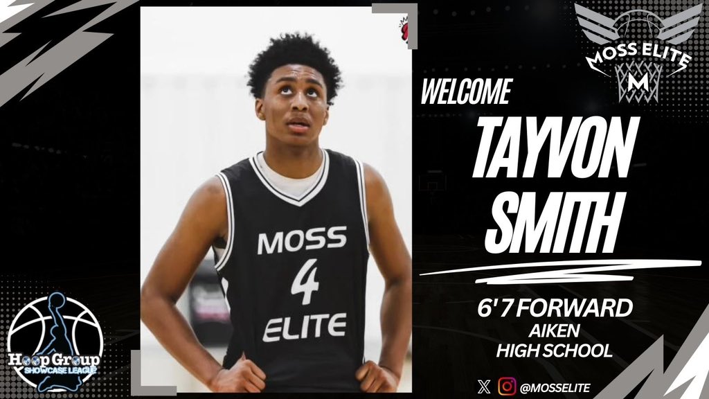 Excited to welcome back <a href="/5Tayvonsmith/">Tayvonsmith_5</a> to our 17u/2025 HGSL roster 

Tayvon-6’7 wing-does a little bit of everything. Guards 1-5, Double/Double machine, hits C&amp;S 3s, attack closeouts. His game translates perfectly to the next level 
Interest: Western Carolina &amp; Purdue Ft Wayne