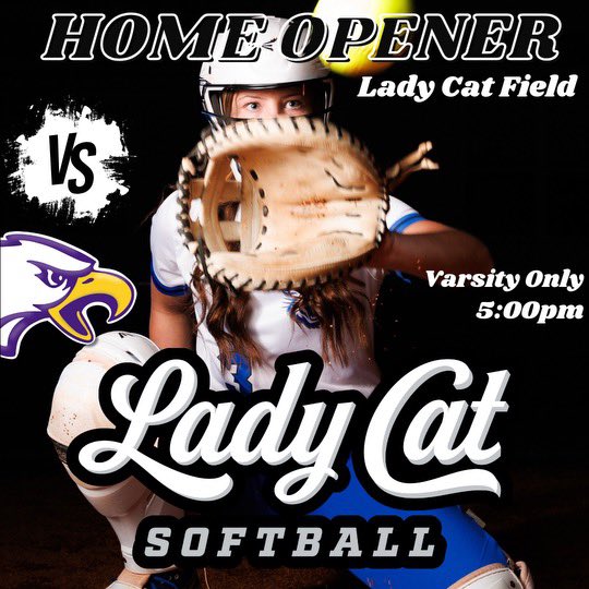 Home Opener Tomorrow!!! Come Support Lady Cat Softball!! 🚾🥎
<a href="/ConwayAthletics/">Conway Wampus Cats</a>