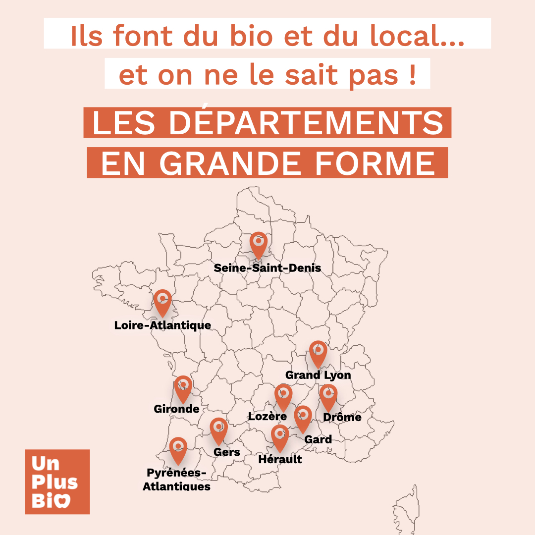 Ils font du bio et du local... et on ne le sait pas !

Les 10 départements du Club des Territoires sont en grande forme. Avec leurs plus de 72 000 repas/jour, ils sont déjà bien au-delà d'EGalim et atteignent 35% de bio en moyenne. On ne peut que saluer le travail accompli !