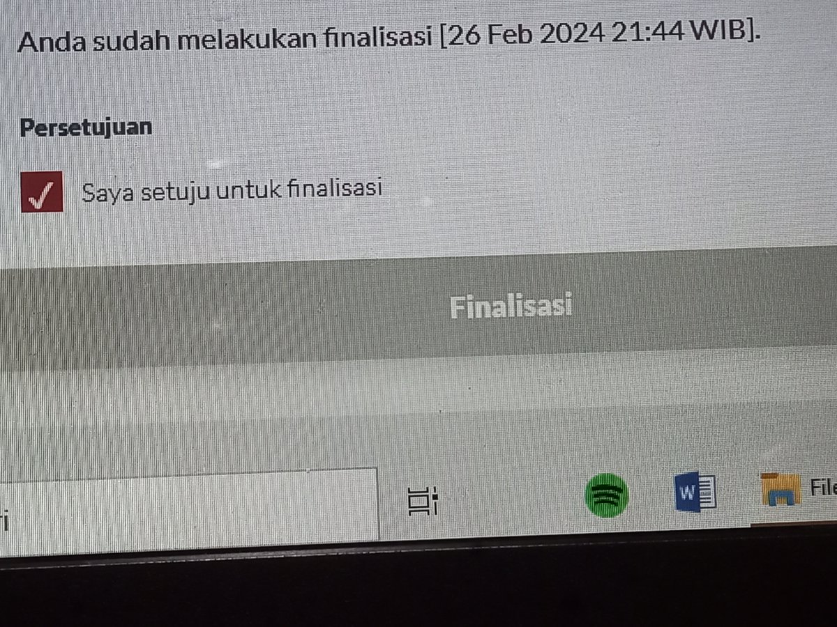siapa yg blom finalisasi??? dipercepat yaaa jangan kaya aku terakhir², untung gak lemot, oiya kabar kalian gmn moots?? udh lama gak kesini, semoga kalian baik baik ajh yaa dan apapun yang sedang kalian ingin capai, semoga mendapatkan hasil yang terbaik
