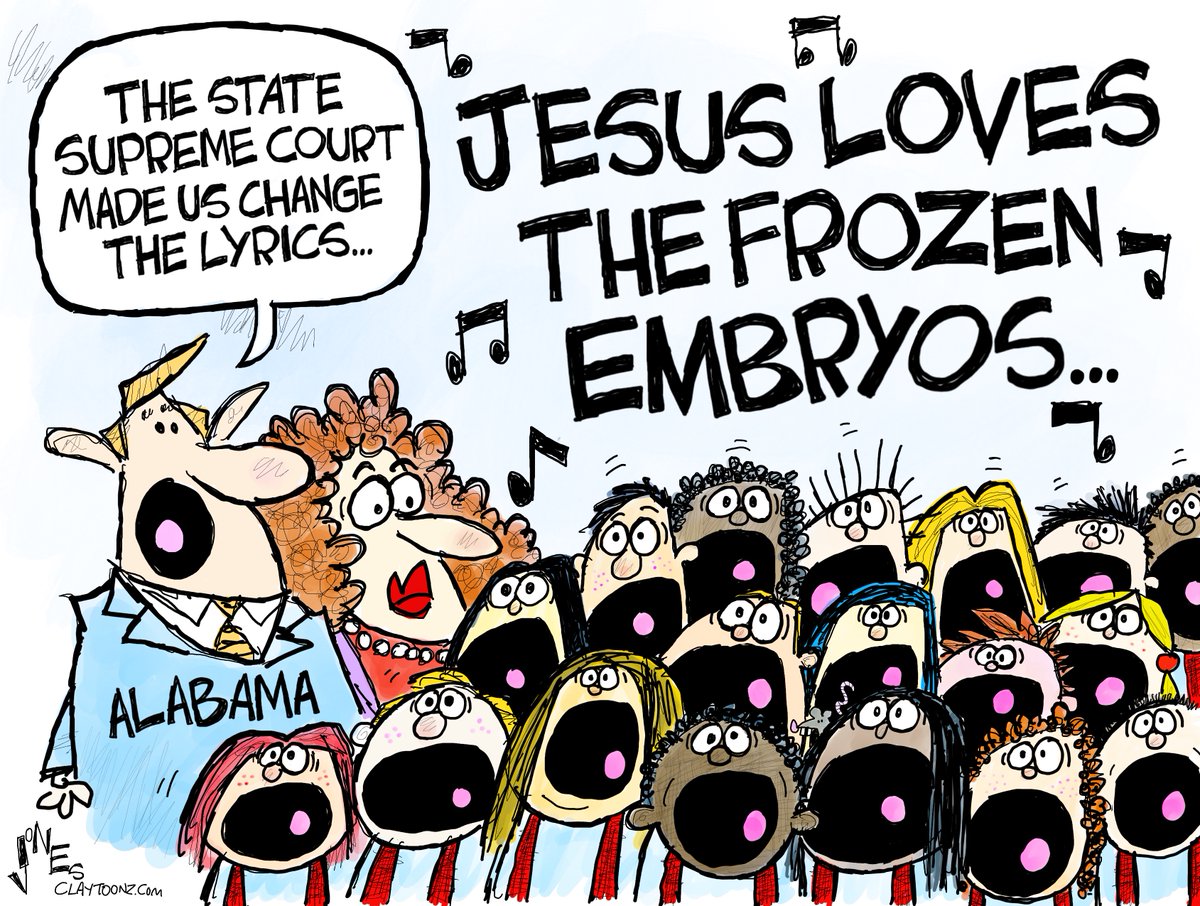 claytoonz's tweet photo. Jesus loves the frozen embryos...all the frozen embryos of the world. #Alabama #AlabamaSupremeCourt #frozenembryo #Jesus #Abortion #ProChoice #WomensRights #IVF #InVitroFertilization https://t.co/3z6M2UPjtO