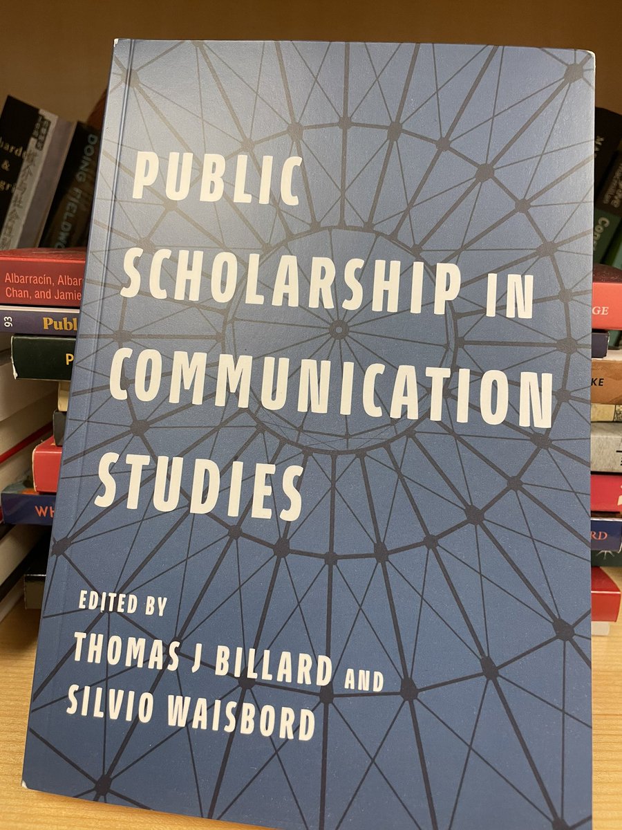Great new book just arrived! Exactly what we need for this moment! Congrats to the editors and all the contributors! @silviowaisbord