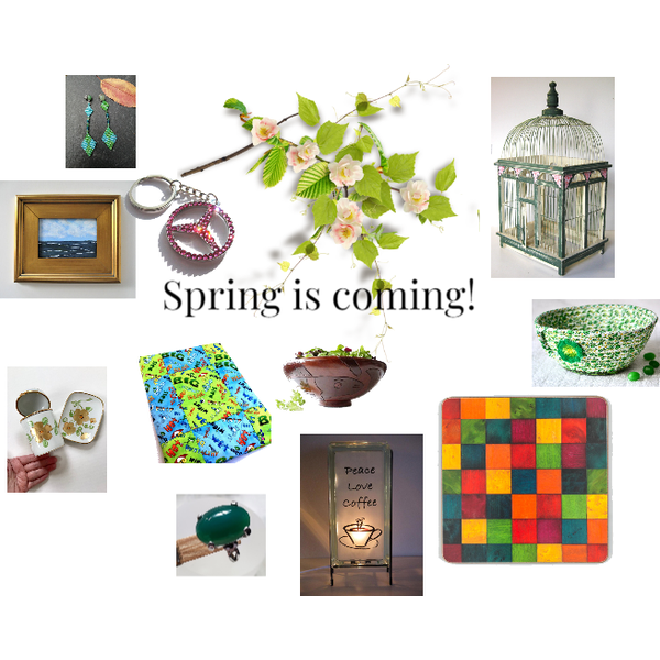 urstyle.fashion/styles/3621446
Spring is coming soon!
#keychains #jewelry #handmadegifts #etsyshopping #vintage #greenearrings #lamp #giftsforall