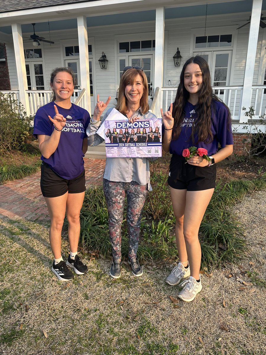 NSUDemonsSB's tweet photo. Had the opportunity to see some of our season ticket holders last week! 
Come out tomorrow for our first home games of the season at 3PM &amp; 5:30PM! We look forward to seeing you at Demon Diamond! 

#ForkEm😈🤘🏽 https://t.co/pCl8mv8Kt0