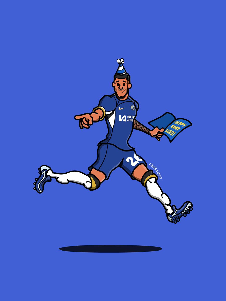 ChelseaFC's tweet image. 2️⃣1️⃣ today. 

Happy birthday, @Levi_Colwill! 🎈