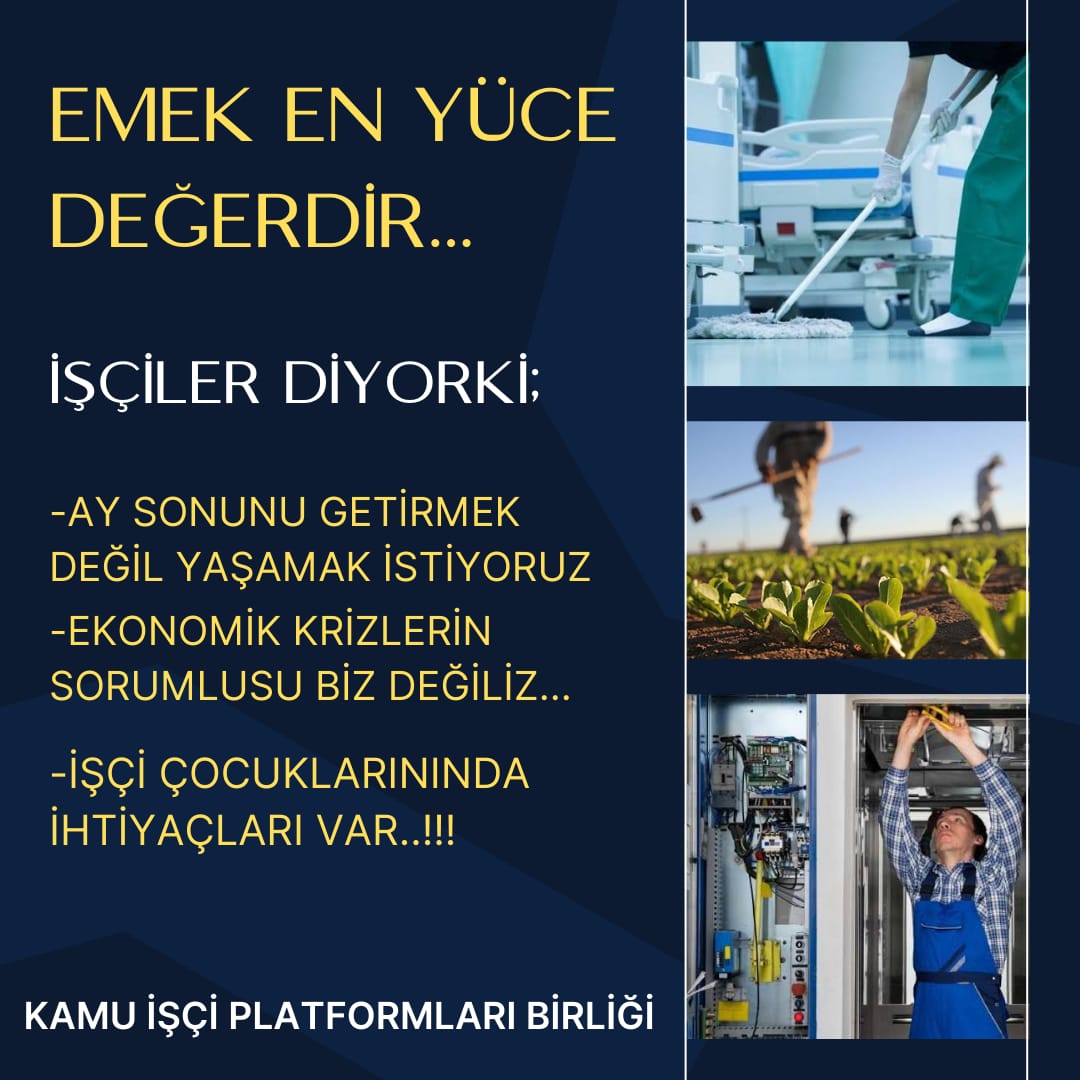 Acer667's tweet photo. #iscideOYverecek

İŞÇİLERİN TALEPLERİ

💥Seyyanen zam
💥Tayin hakkı
💥Zorunlu Emekli edilenlerin İşe İadesi
💥Meslek kodu düzenlemesi
💥Haftalık 40 saat çalışma
💥Vergide Adalet
💥Kıdem Farkı
💥Taşerona Kadro
@RTErdogan
@isikhanvedat
@csgbakanligi
@turkiskonf https://t.co/ZAPPZSPU9q