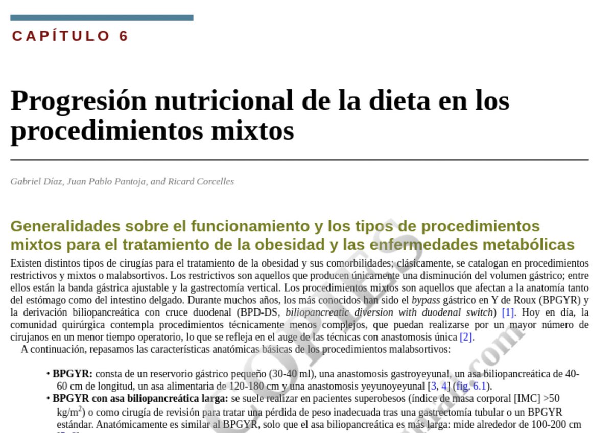Gabriel Díaz Del Gobbo (@gabboddg) on Twitter photo Los cuidados nutriciones tras cirugía bariátrica y metabólica son importantes para garantizar los buenos resultados de nuestros pacientes.
Iniciando la semana con buenas noticias! <a href="/CorcellesMd/">Ricard Corcelles MD</a> <a href="/reconditojp/">Juan Pablo Pantoja</a> nuestro capítulo de libro ya está publicado 💪🏻 Los cuidados nutriciones tras cirugía bariátrica y metabólica son importantes para garantizar los buenos resultados de nuestros pacientes.
Iniciando la semana con buenas noticias! <a href="/CorcellesMd/">Ricard Corcelles MD</a> <a href="/reconditojp/">Juan Pablo Pantoja</a> nuestro capítulo de libro ya está publicado 💪🏻