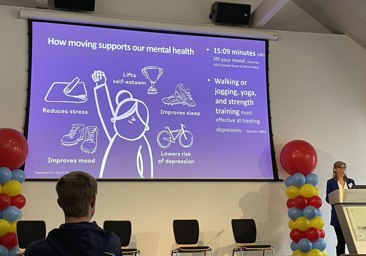 Fantastic day down in #Birmingham for the #PowerofPartnerships conference on #mentalhealth and #physicalactivity Congrats @SportBirmingham on delivering an excellent program of speakers and workshops 👏👏