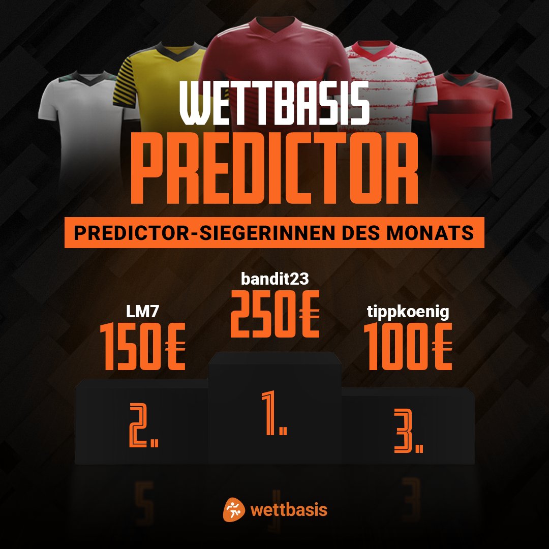 Wer hat im Februar so richtig abgeräumt beim Predictor? ⚽

Wenn auch du jede Woche mit deiner Expertise kostenlos abräumen möchtest, dann schau unter dem Link in unserer Bio nach und mach mit bei der nächsten Predictor-Runde! 🔗

#predictor #bundesliga