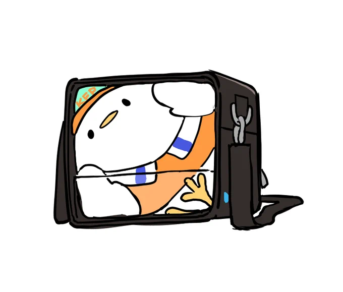   I would love to put the chicken plush tightly in that bag just to see how fun it looks square... 