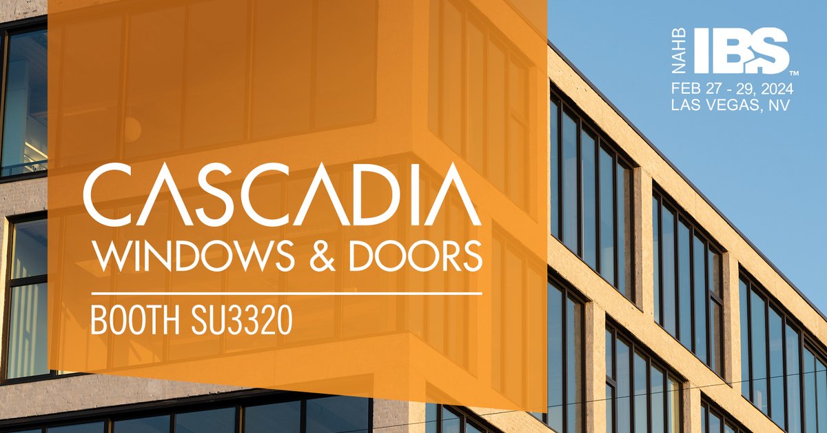 Cascadia Windows & Doors (@cascadiawindows) on Twitter photo Come visit us at the <a href="/IntlBldrsShow/">Builders' Show</a>, Feb 27 – 29, 2024 in Las Vegas (Booth SU3320).
Learn about the world’s first high-performance fiberglass window wall, our new Juliet balcony, and the #CascadiaClip EPD.
buildersshow.com/Search/VBooth.…
#IBS2024 #onlyatIBS #cascadiawindows Come visit us at the <a href="/IntlBldrsShow/">Builders' Show</a>, Feb 27 – 29, 2024 in Las Vegas (Booth SU3320).
Learn about the world’s first high-performance fiberglass window wall, our new Juliet balcony, and the #CascadiaClip EPD.
buildersshow.com/Search/VBooth.…
#IBS2024 #onlyatIBS #cascadiawindows