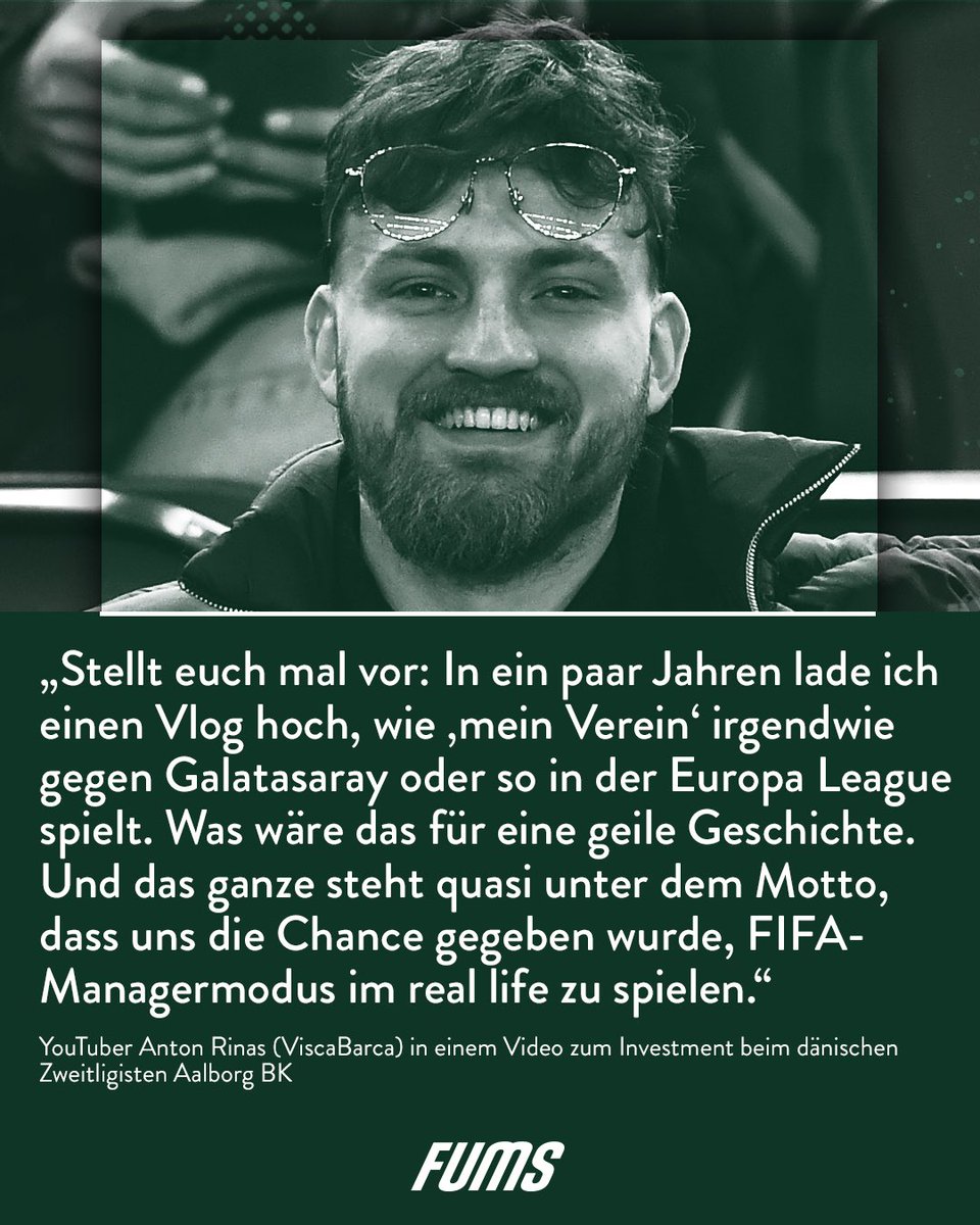 fums_magazin's tweet photo. Träumst du noch oder kaufst du dich schon bei einem dänischen Zweitligisten ein? #Viscabarca #AalborgBK
___
Real life: @fums_magazin https://t.co/eugLjc4kjk