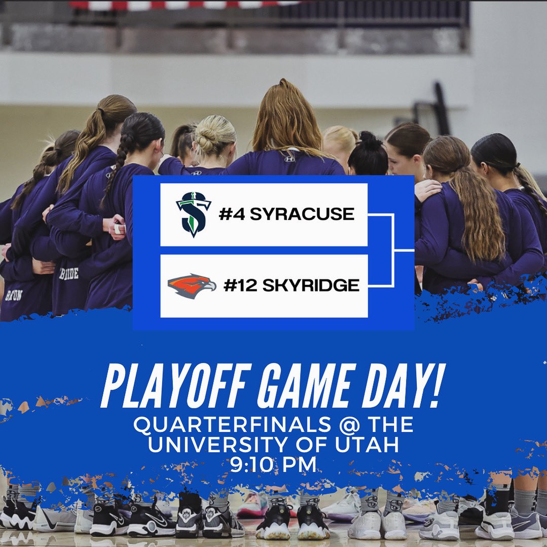 It’s another playoff game day! Our girls are in the quarterfinals tonight at the university of Utah! Tip off against Skyridge is at 9:10 pm. The game will be live-streamed on kslsports.com! Let’s go ladies! #cusegirlsbball