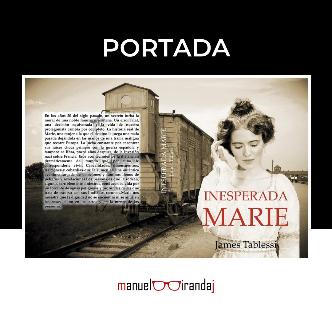ManuelMirandaJ's tweet image. Creo recordar que INESPERADA MARIE es la primera y única cubierta que es totalmete sepia.
#portadasdelibros #amazonkdp #publicarunlibro #autopublicar