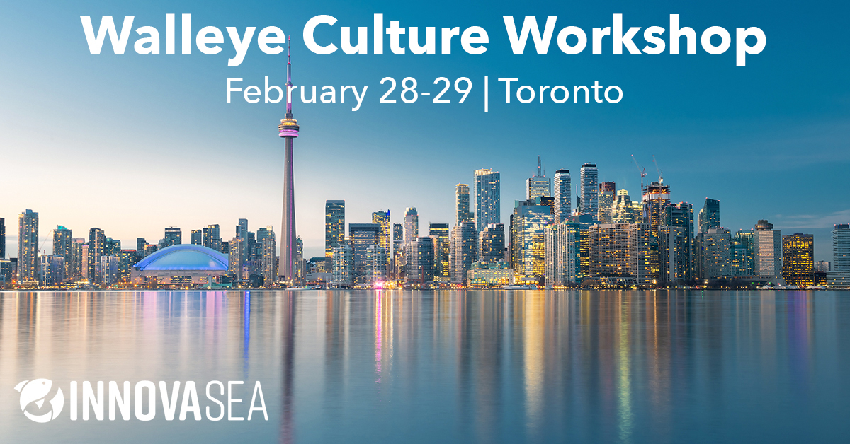 We’ll be in Toronto for the Walleye Culture Workshop later this week. Stop by our booth to say hello and learn more about our RAS-based #aquaculture solutions.