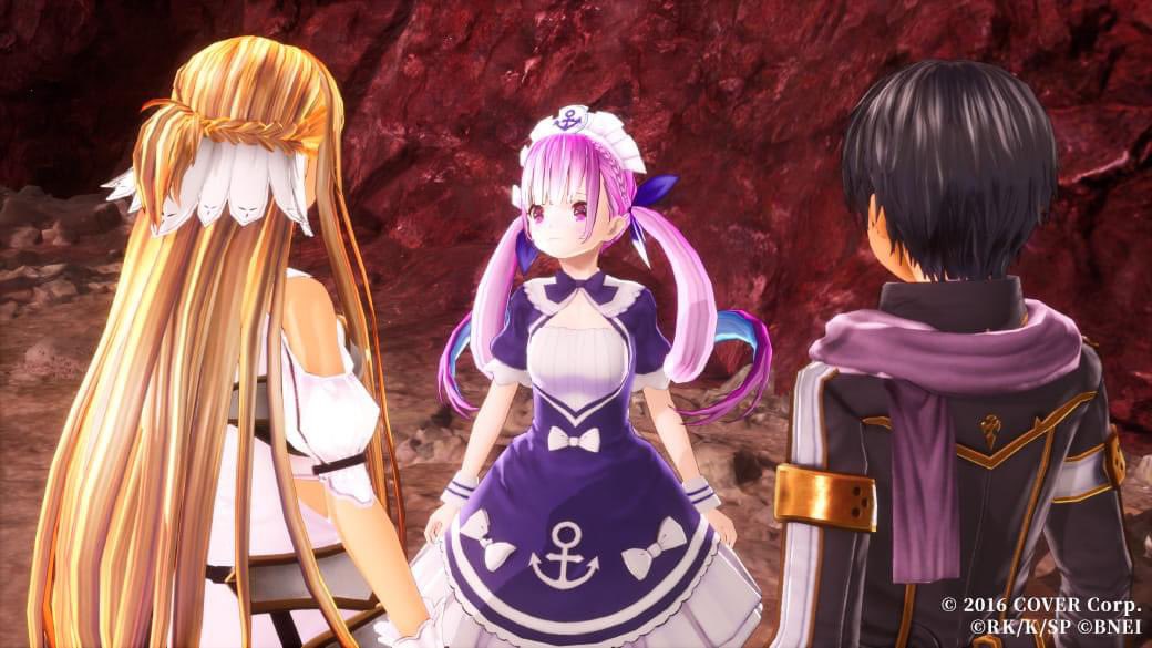 paramodeanimes's tweet photo. La Vtuber afiliada a Hololive Aqua Minato será parte del nuevo DLC del último juego de Sword Art Online: Last Recollection ✨

Aqua será un personaje jugarle y entrará dentro del lore de la historia del juego. 
#paramodeanimes #swordartonline #LastRecollection https://t.co/bowAYLM1MZ
