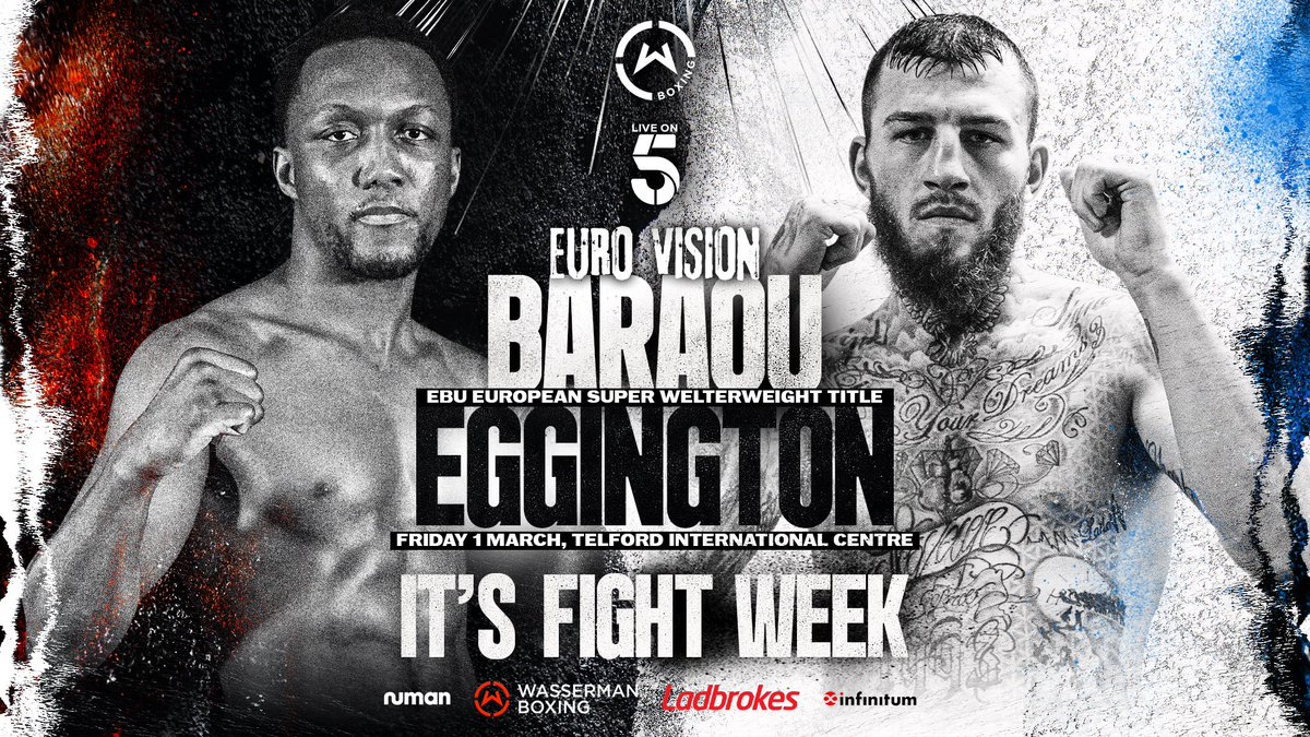 Este viernes en Inglaterra está Abbas Barou vs Sam Egginton que es un #combatazo con todas las letras 

#BaraouEggington
