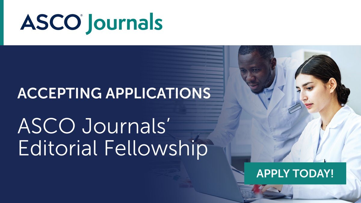 🚨 Last call! Don't miss the chance to be part of the prestigious @ASCO Journals Editorial Fellowship. Submit your application by February 28. 👉 brnw.ch/21wHkEa