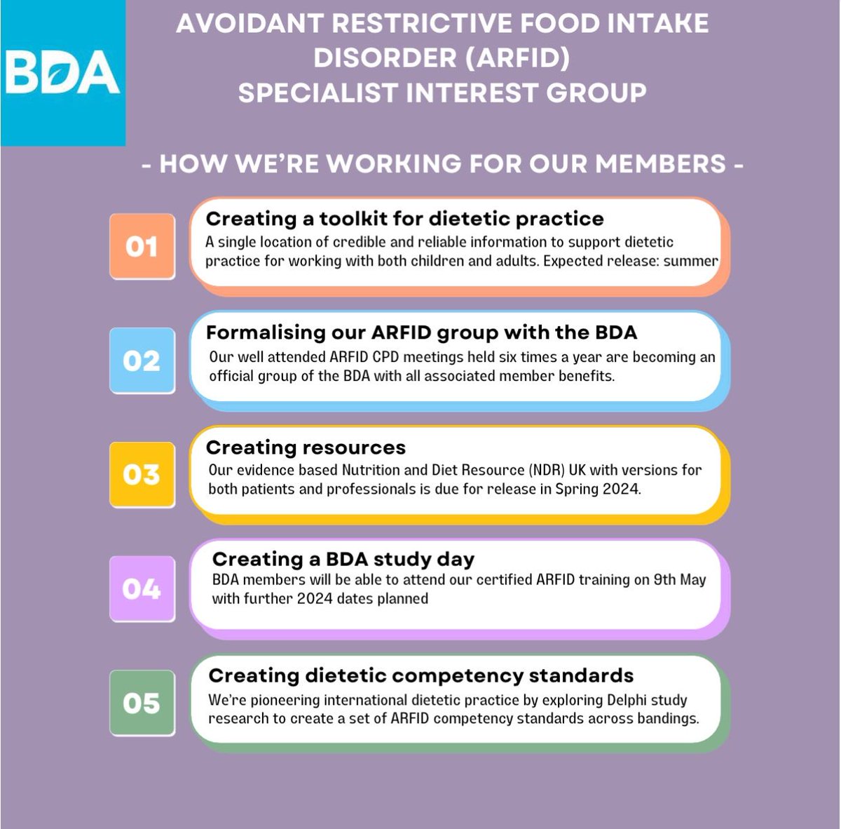 Eating Disorder's Awareness week & the focus is on ARFID. See what the BDA is doing to support our member's @BDA_Dietitians @Dietitians_MHG @ArfidUk