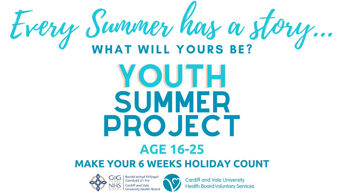 🙌After the success of last year, we’re excited to announce that our Youth Summer Project is returning for Summer 2024🌞. Applications open 6th March! 🗓️Visit our webpage for more information on this 6 week volunteering programme
➡️cavuhb.nhs.wales/our-services/v…