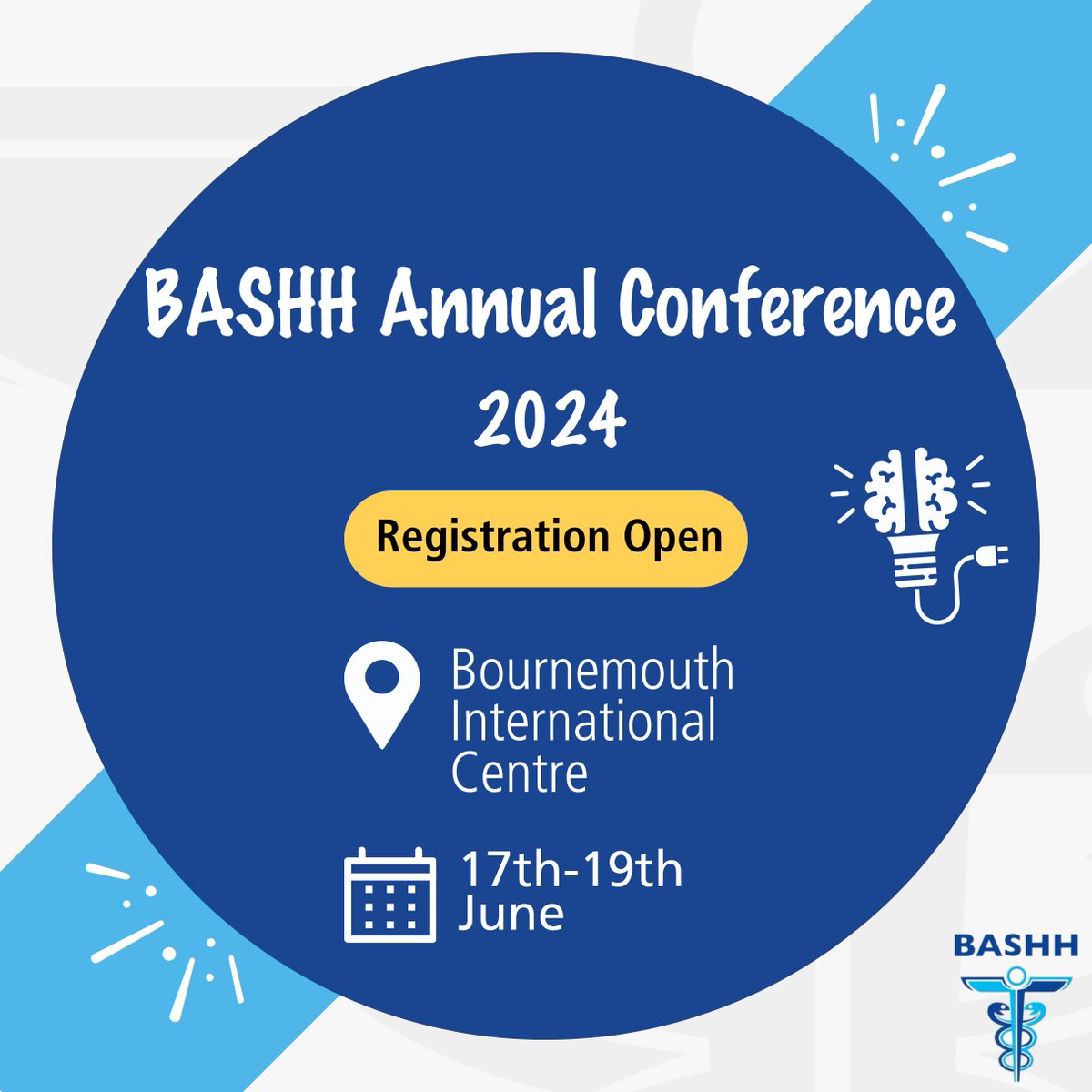 💥Registration for the BASHH Annual Conference is open! From the 17th-19th June, we will have three days full of informative expert speakers in the field of sexual health and HIV. Join us in Bournemouth - you don’t want to miss out! #BASHH2024 Register ➡️…