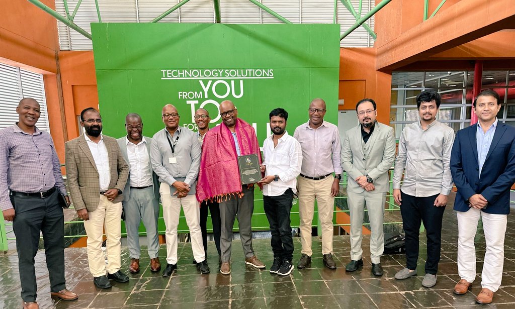 wtitcouncil's tweet image. 💎✨#WTITC Delegation @ Botswana✨💎 

 🇧🇼 Warm Welcome by Indian Ambassador &amp;amp; ICT Ministry to @SundeepMakthala team
🇧🇼 Visits to BITRI, BU, BIH, and Govt. officials 
🇧🇼 Key Agreements Inked, including MoU with #BITC &amp;amp; #BusinessBotswana
🇧🇼 Pledged AI Support 4 Diamond Industry