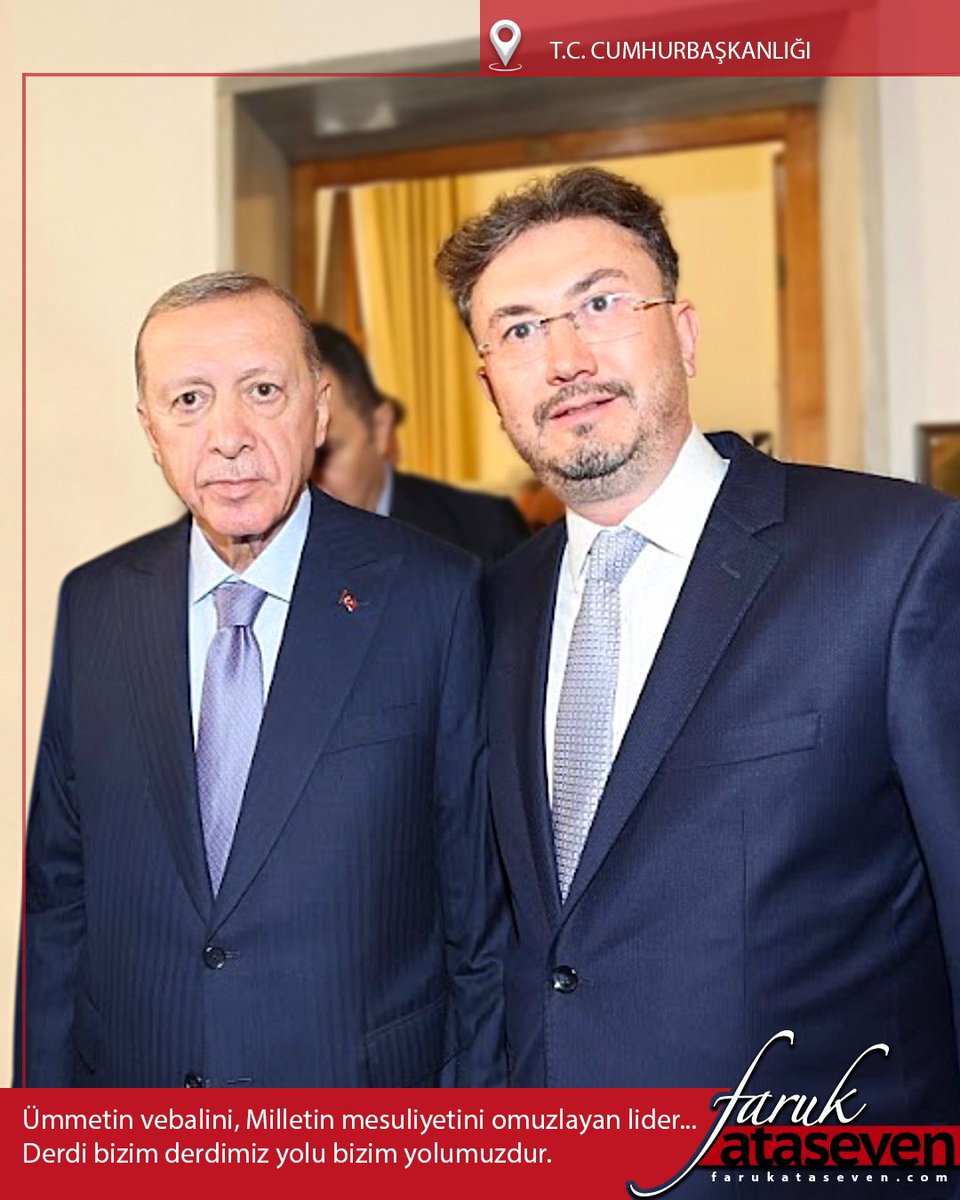 Ümmetin vebalini, Milletin mesuliyetini omuzlayan lider…
Derdi bizim derdimiz, yolu bizim yolumuzdur. <a href="/RTErdogan/">Recep Tayyip Erdoğan</a>