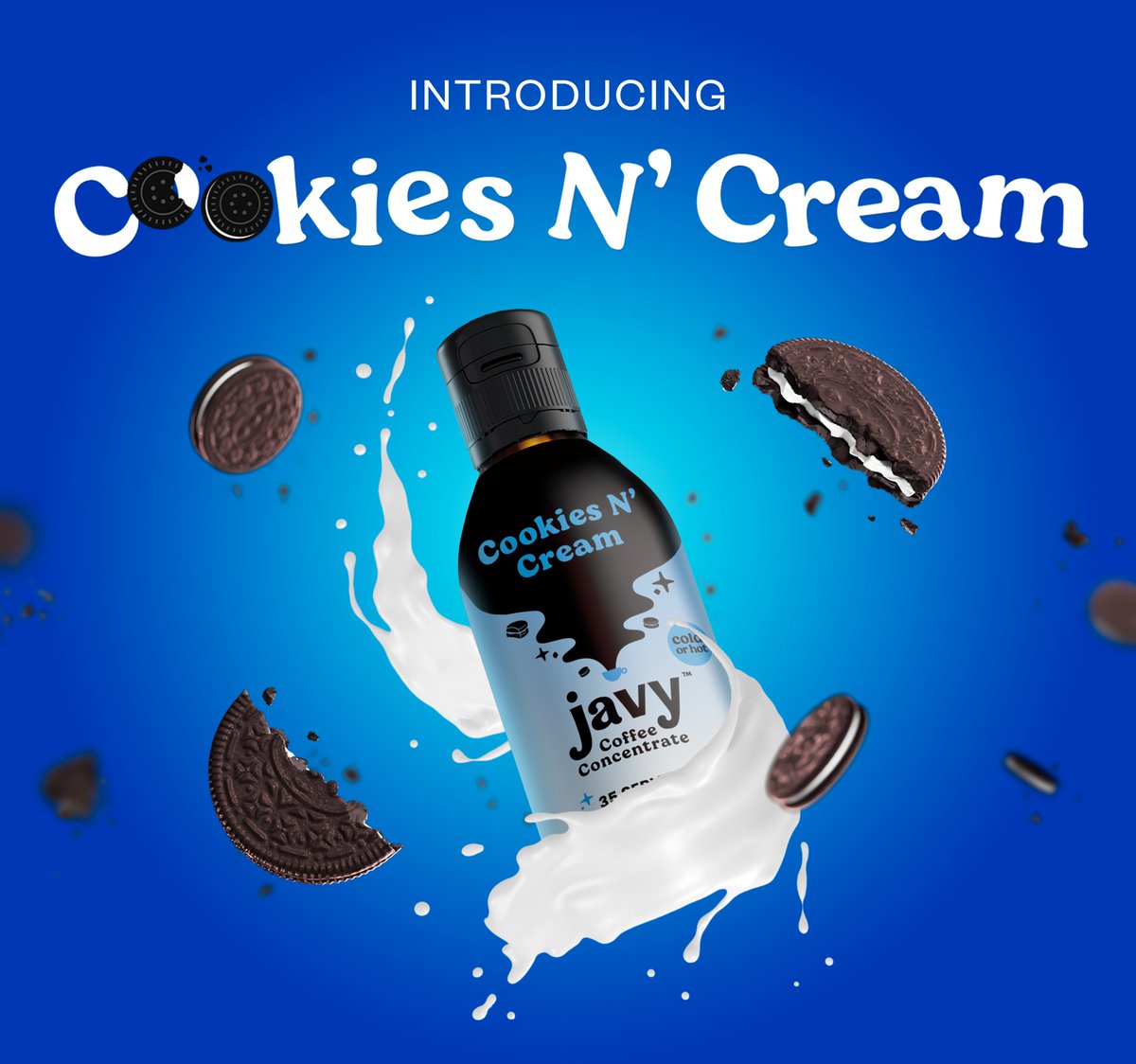 Meet Cookies N' Cream, the newest permanent flavor in our line-up! 🍪🥛☕️ 

 This might be our best flavor yet -- use code COOKIES20 for 20% off! 

Shop now: bit.ly/3TbuaC6