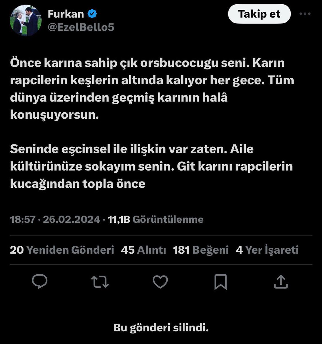 Kaçma sakın kaçma @EzelBello5