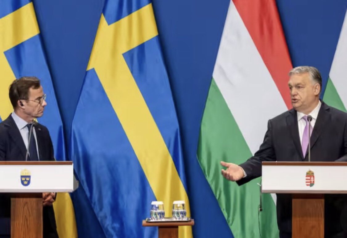 BREAKING: Hungary has become the last state to ratify Sweden’s NATO membership application. Sweden will now become NATO’s 32nd member state. Welcome Sweden! The Baltic Sea is being turned into Lake NATO! 🇸🇪