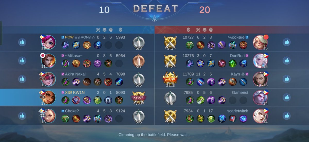 TOPM ML TOURNAMENT 🌟 

Talo pero syempre ako mvp samin kaya post ko to 😂

#TOPM